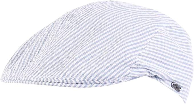 Linen Hopsack Newsboy Cap