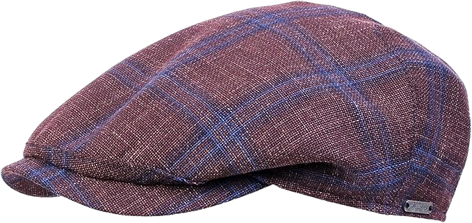 Italian Silk Check Summer Cap